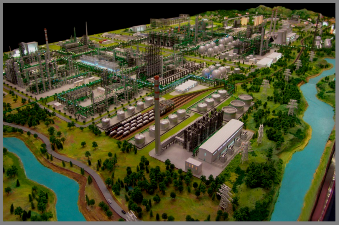 枣庄市工业模型